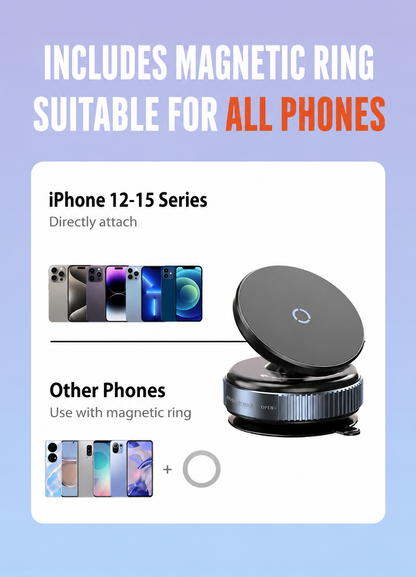 Magnetic Wireless Car Charger Mount